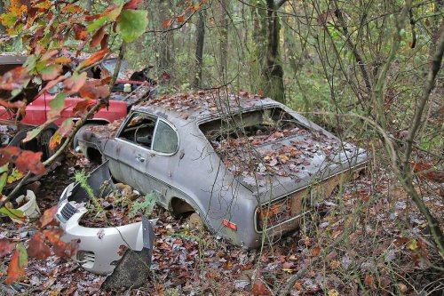 Las joyas del desguace de Collins Auto Salvage en Auburn, Georgia