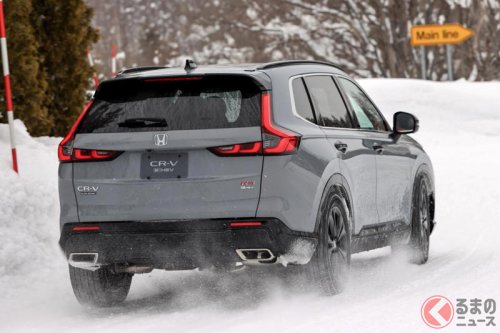 ホンダ新型「CR-V」ついに発表! 大幅進化の「リアルタイムAWD」で思い通りに曲がる! 雪上試乗で見えた「熟成の“機械式”四輪駆動」の真価とライバルSUVを脅かす実力とは?【試乗記】