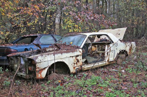 Las joyas del desguace de Collins Auto Salvage en Auburn, Georgia