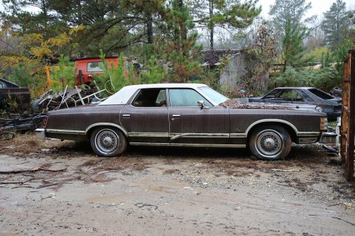 Las joyas del desguace de Collins Auto Salvage en Auburn, Georgia