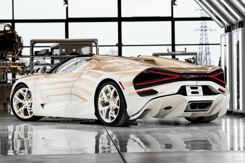 Bugatti’s last W16 gets a pearlescent send-off