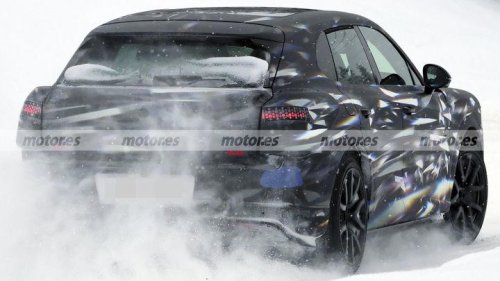 Bentley, El primer SUV compacto eléctrico de Bentley se viene arriba en estas fotos espía sobre nieve