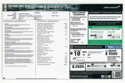 2020 McLaren 600LT for sale