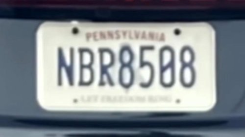 Pennsylvania's license plate readers can't tell the difference between the new zero and eight