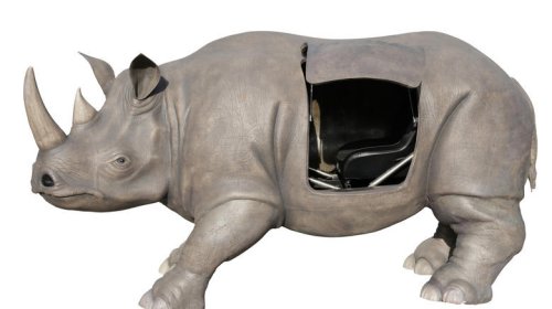 'Butt birth' rhino from 'Ace Ventura: When Nature Calls' is up for auction and it's practically a car