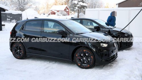 The new VW Polo spied up close in spicy R-Line trim