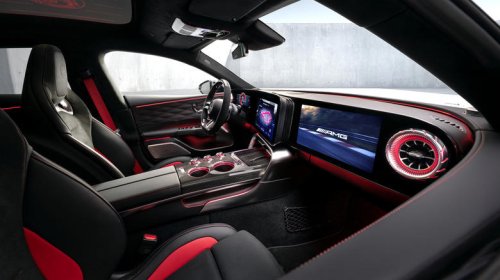 Mercedes-AMG GT, Mercedes-AMG GT 4-Door, Mercedes-AMG GT 4-door coupe EV's interior revealed with some of the best knobs I've ever seen