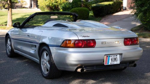 The Toyota MR2 Spider from the 1990s is an incredibly rare sports car