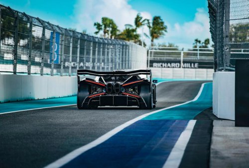 Bugatti Bolides on track in Miami