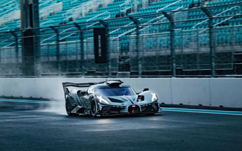 Bugatti Bolides on track in Miami