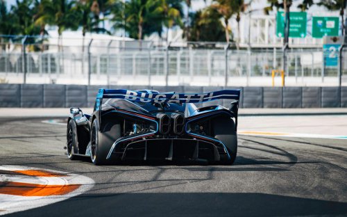 Bugatti Bolides on track in Miami
