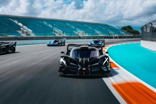 Bugatti Bolides on track in Miami