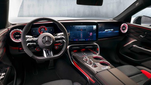 Mercedes-AMG GT 4-door interior debut teases game-changing powertrain