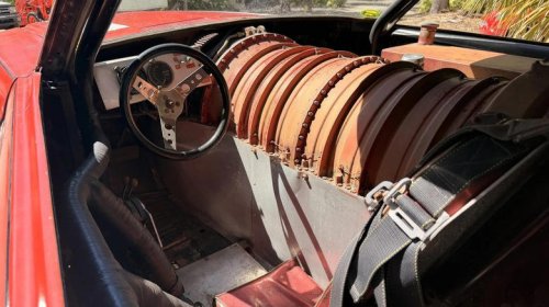 Now's your chance to buy a turbine-powered Mustang drag racer named 'Krispy Kritter'