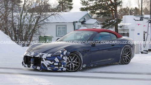 Spy shots catch Maserati GranTurismo and GranCabrio hiding a new nose