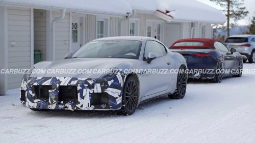 Spy shots catch Maserati GranTurismo and GranCabrio hiding a new nose
