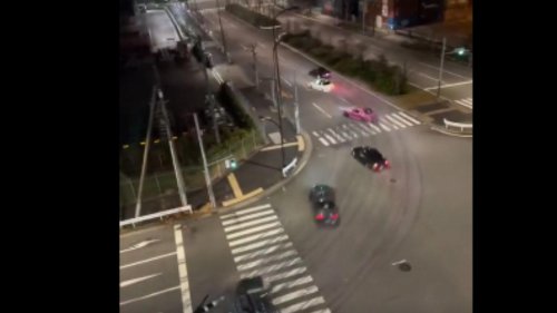 Tokyo street drifters arrested after police video captures stunts
