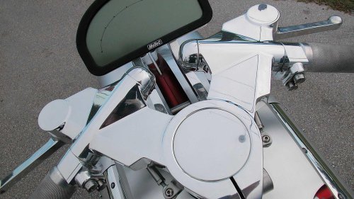 The muscle car engine stuffed into a motorcycle frame