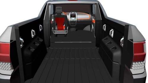 The Dodge Rampage concept was a blend of minivan and pickup truck