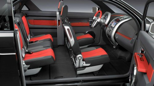 The Dodge Rampage concept was a blend of minivan and pickup truck
