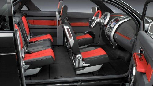 Dodge, The Dodge Rampage concept was a blend of minivan and pickup truck