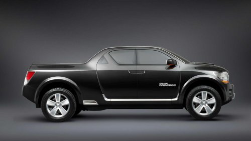 Dodge, The Dodge Rampage concept was a blend of minivan and pickup truck