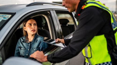 When does following a car become tailgating?
