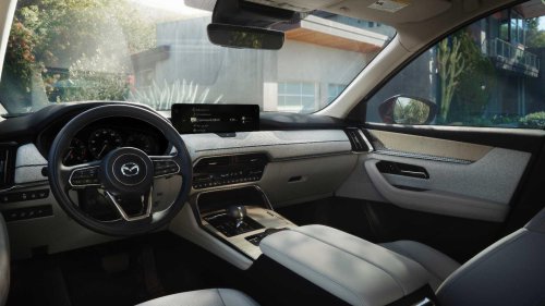 Mazda's CX-90 is the only three-row SUV with standard AWD you can buy new for under $40,000