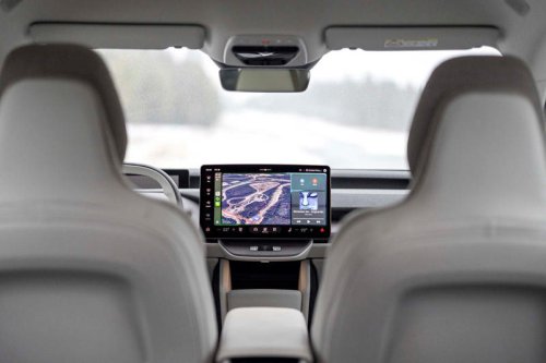 2027 Volvo EX60 ride: Processor-powered family SUV