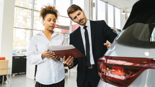 I scheduled a test drive for a specific truck, but when I arrived the salesman said it had just been promised to someone more serious