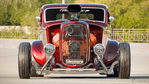 Ford, 1932 Ford Deuce Coupe rat rod packs a supercharged Hellcat engine