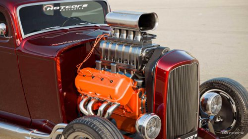 Ford, 1932 Ford Deuce Coupe rat rod packs a supercharged Hellcat engine