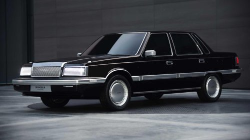 The Hyundai Grandeur concept gave a 1980s classic a modern makeover