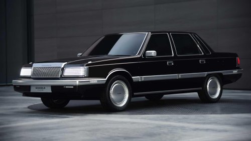 Hyundai, The Hyundai Grandeur concept gave a 1980s classic a modern makeover