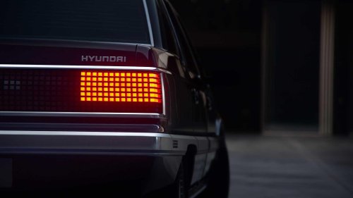 The Hyundai Grandeur concept gave a 1980s classic a modern makeover
