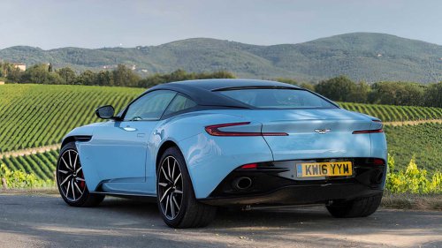 The Aston Martin DB11 twin-turbocharged V12 grand tourer costs less than a new four-cylinder SL AMG
