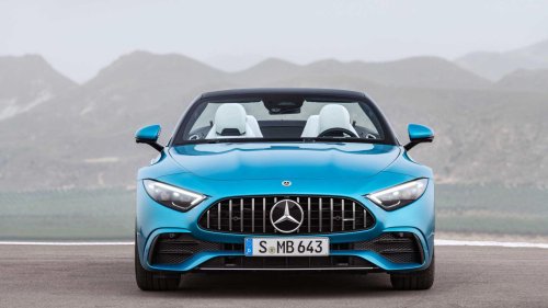 The Aston Martin DB11 twin-turbocharged V12 grand tourer costs less than a new four-cylinder SL AMG