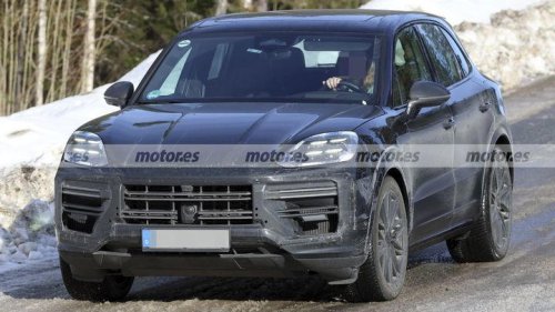 Porsche, Fotos espía del nuevo Cayenne híbrido: Porsche le pone límites para que no eclipsar al eléctrico
