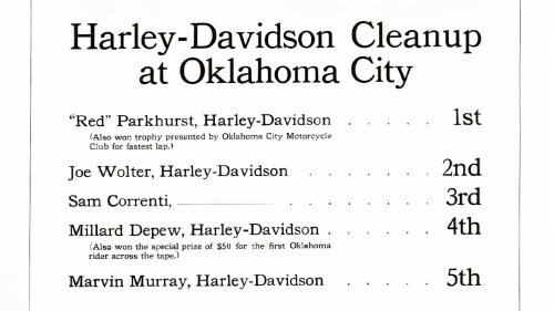 Harley-Davidson once made a superbike