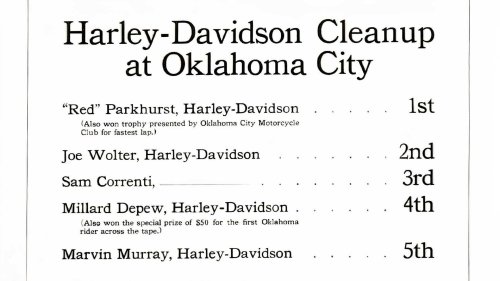 Harley-Davidson once made a superbike