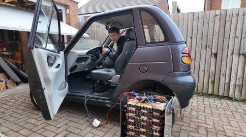 This car is powered by vapes, but not the way you think