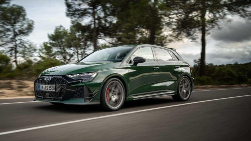 Audi reveals 400-HP RS 3 competition limited celebrating five cylinders