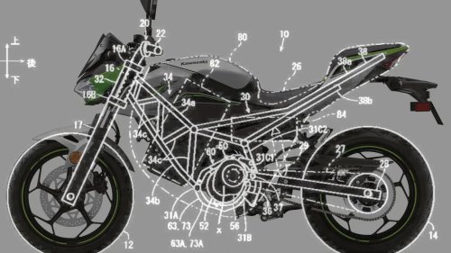Kawasaki files patent for electric bike with wild modular motor tech