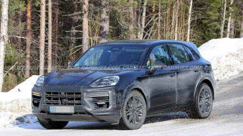 Porsche, Porsche Cayenne, Porsche Cayenne prototype spied hiding the smallest facelift possible