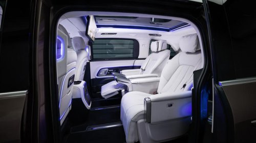 2027 Mercedes-Benz VLE finally brings the luxury van to America with 31-inch rear screen, remote-control seats