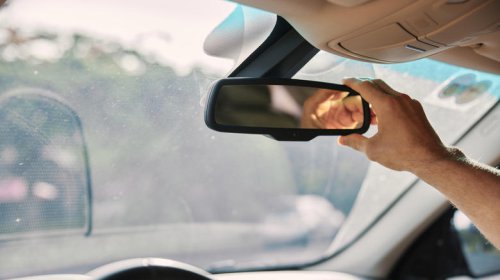 The rearview mirror wasn't just invented for safety