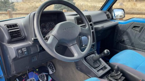 Tank track Geo Tracker will climb any mountain and look cute as heck doing it