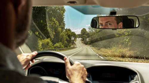 The rearview mirror wasn't just invented for safety