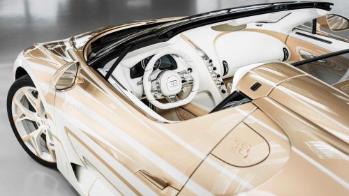 2026 Bugatti W16 Mistral La Perle Rare interior and exterior picture gallery