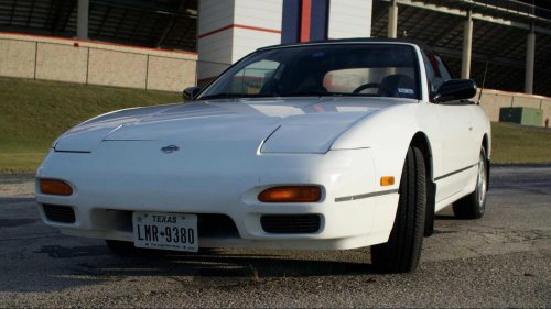 Nissan sold the drift-happy 240SX as a droptop for US customers